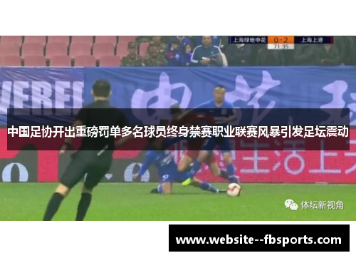 中国足协开出重磅罚单多名球员终身禁赛职业联赛风暴引发足坛震动 中国足协开出重磅罚单多名球员终身禁赛职业联赛风暴引发足坛震动
